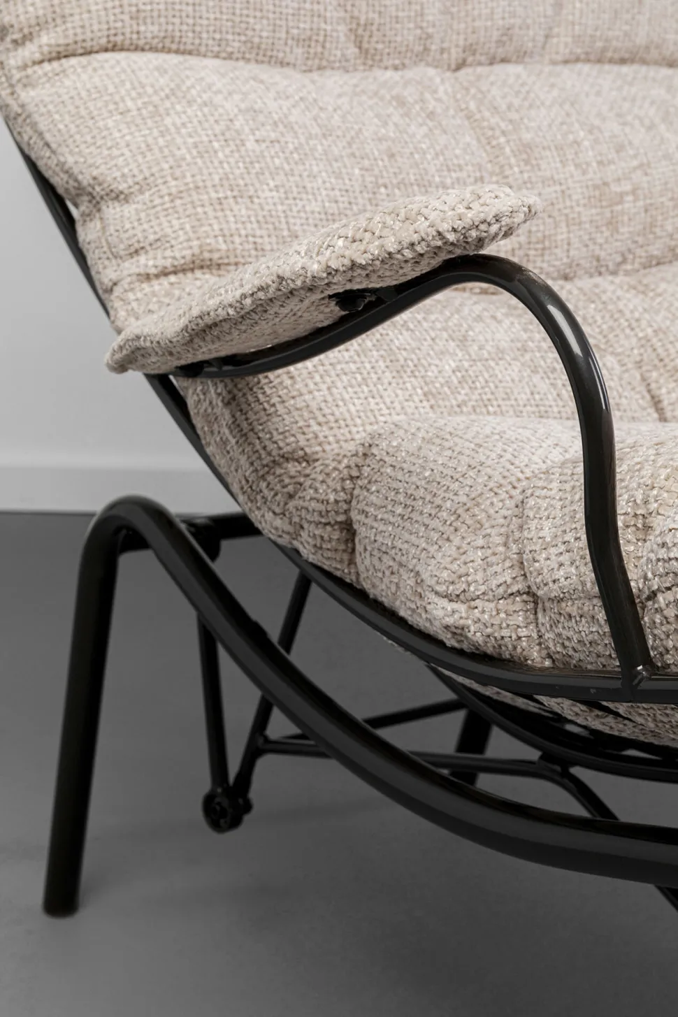 Sessel + Hocker Vienna Swing Beige