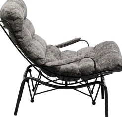 Sessel + Hocker Vienna Swing Grau