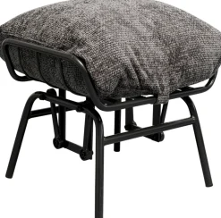 Sessel + Hocker Vienna Swing Grau