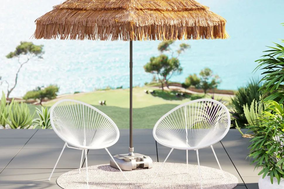 Sessel Acapulco Mono Weiß 2/Set