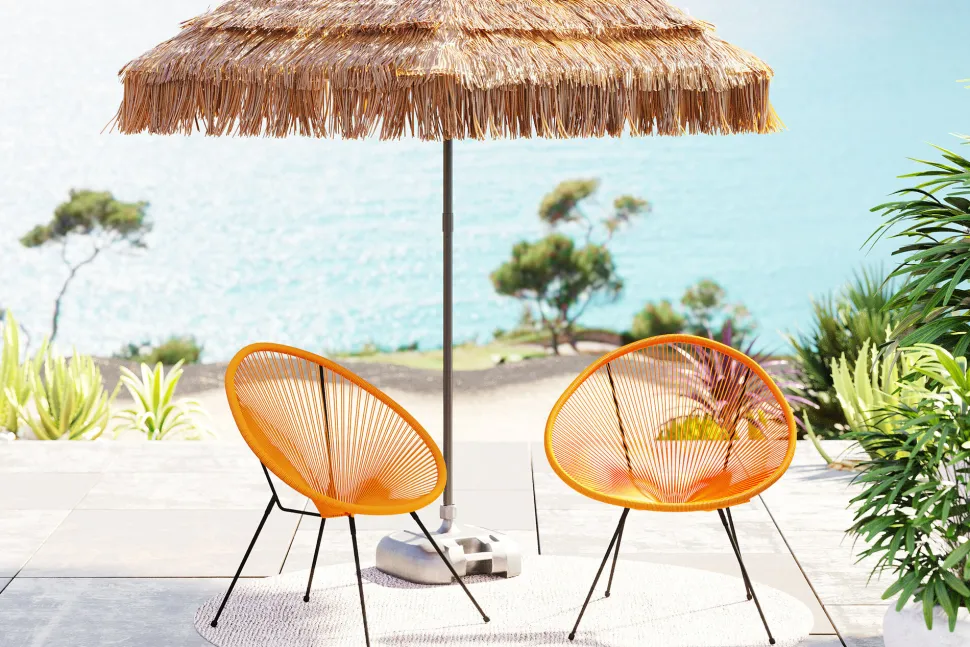 Sessel Acapulco Orange 2/Set