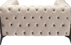 Sessel Bellissima Velvet Taupe 120cm