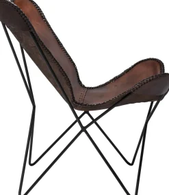 Sessel Butterfly Brown Econo