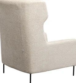 Sessel +Hocker Quinn High Beige
