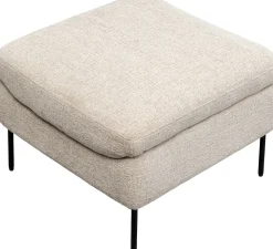 Sessel +Hocker Quinn High Beige