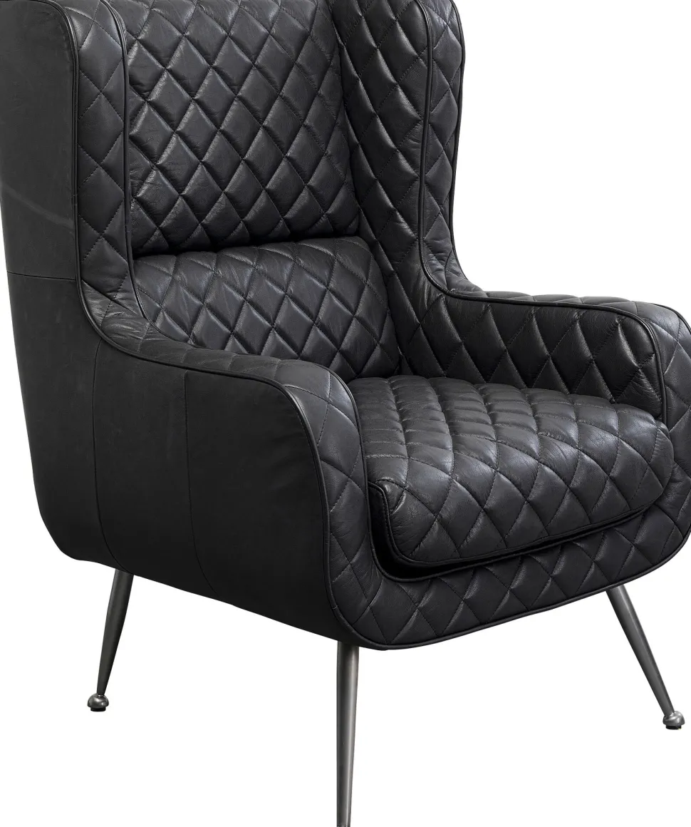 Sessel Nonna Smart Leder Schwarz