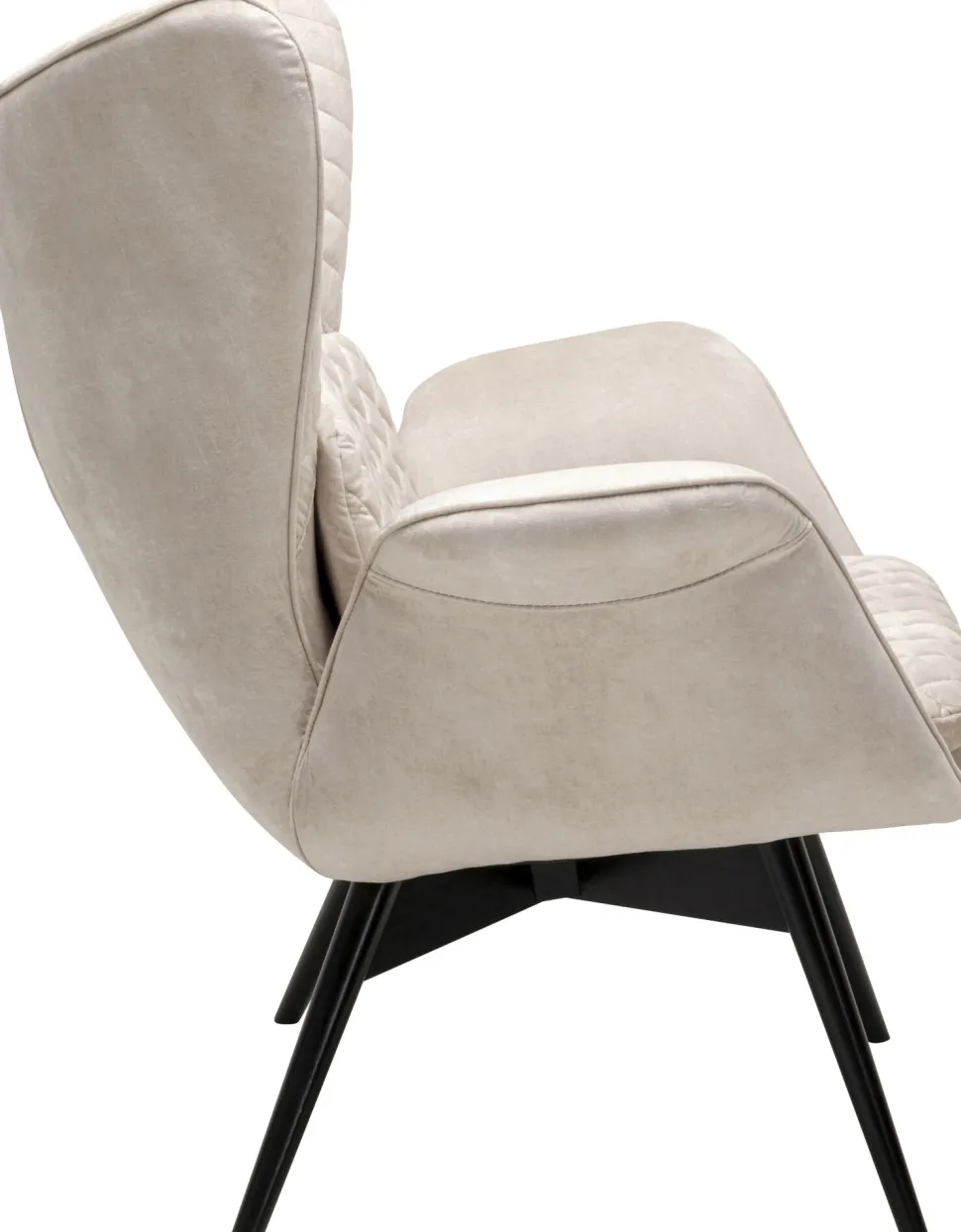 Sessel Tudor Velvet Creme