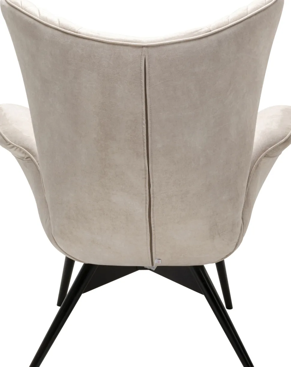 Sessel Tudor Velvet Creme