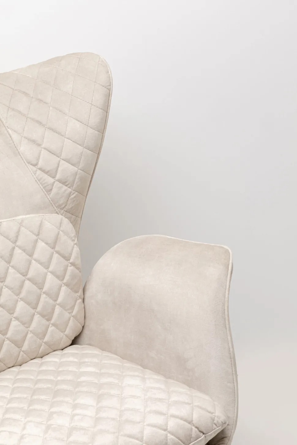 Sessel Tudor Velvet Creme