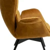 Sessel Tudor Velvet Goldbraun