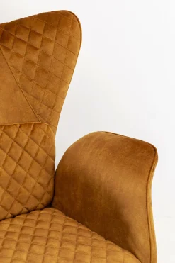 Sessel Tudor Velvet Goldbraun