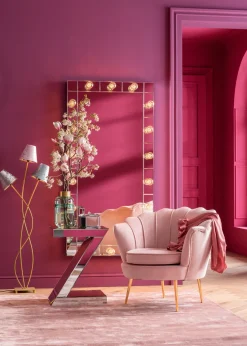 Sessel Water Lily Gold Rosa