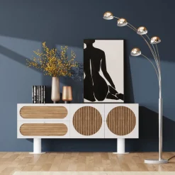 Sideboard Atomic Weiß 183x76cm