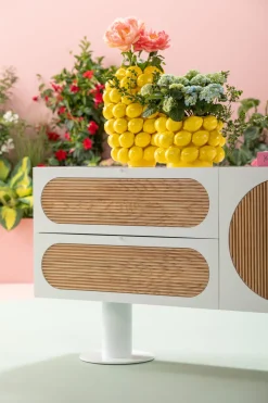 Sideboard Atomic Weiß 183x76cm