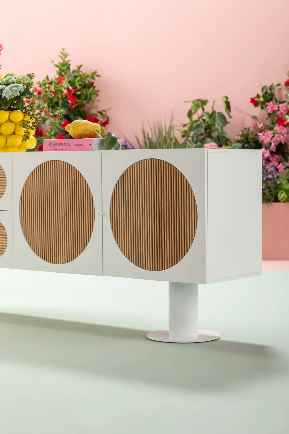 Sideboard Atomic Weiß 183x76cm