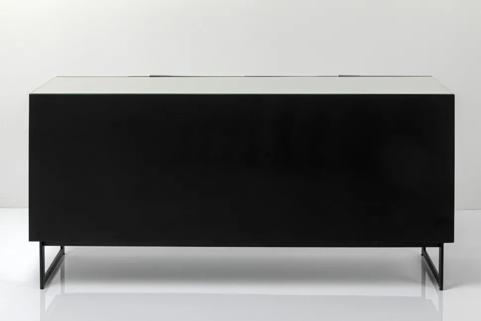 Sideboard Soran Schwarz 160x45cm