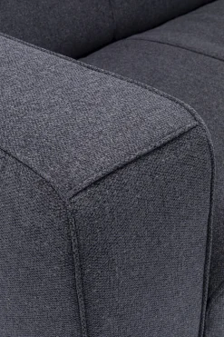 Sofa Cubetto 3-Sitzer Dunkelgrau 220cm