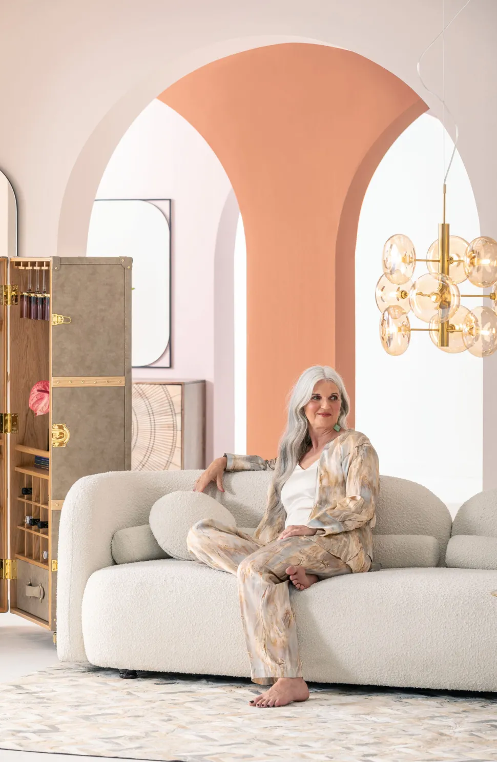 Sofa 3-Sitzer Kelly Boucle 225cm