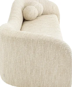 Sofa 3-Sitzer Livia Melange Creme 261cm