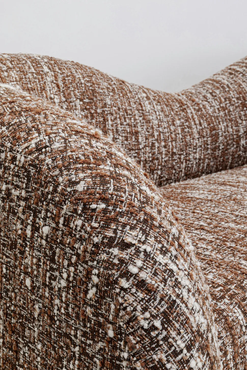 Sofa 2-Sitzer Livia Melange Braun 201cm