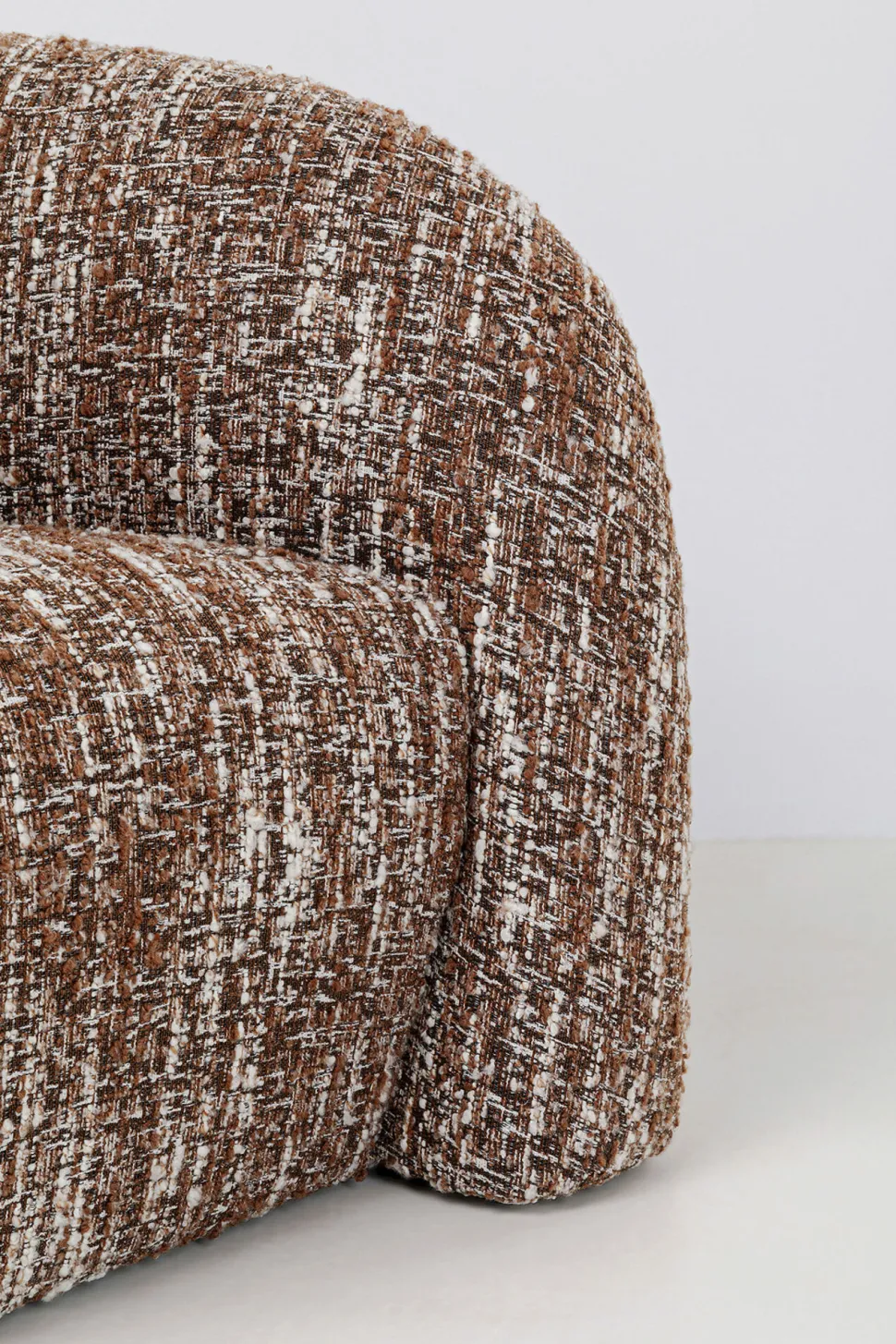 Sofa 2-Sitzer Livia Melange Braun 201cm