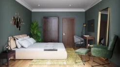 Spiegel Bubbles Brass 38x93cm