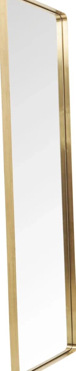 Spiegel Curve MO Brass 70x200cm