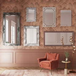 Spiegel Frame Eve Silver 180x90cm