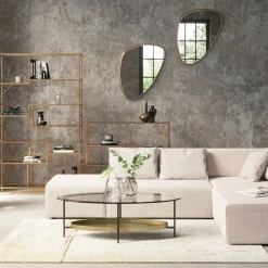 Spiegel Jetset Gold 56x83cm