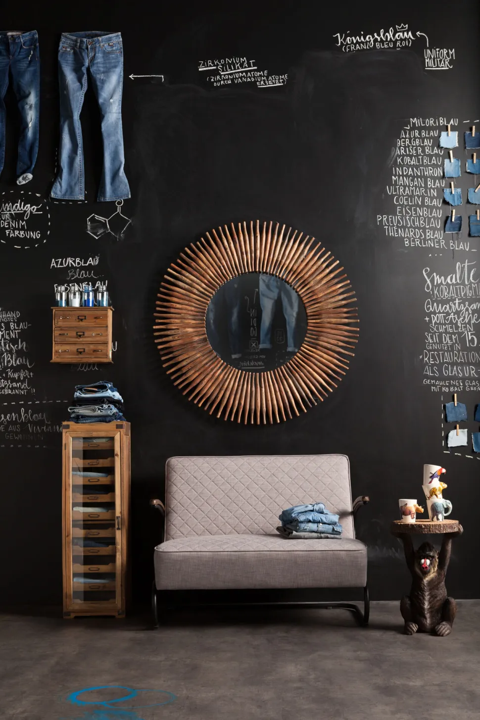 Spiegel Sunlight Ø120cm