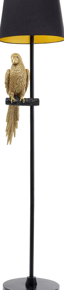 Stehleuchte Animal Parrot Gold 176cm
