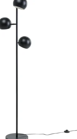 Stehleuchte Calotta Schwarz 3er 151cm