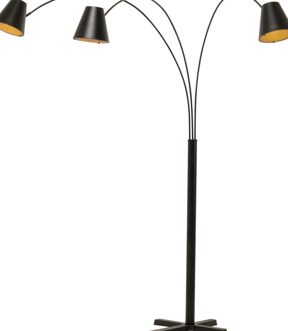 Stehleuchte Cappellino Schwarz Matt