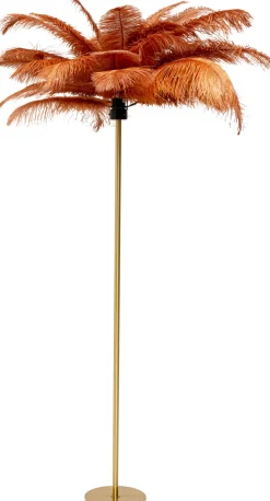 Stehleuchte Feather Palm Braun 165cm