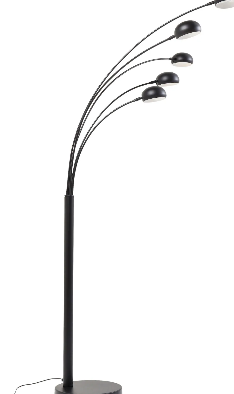 Stehleuchte Five Fingers Schwarz Matt