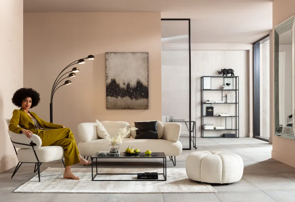 Stehleuchte Five Fingers Schwarz Matt