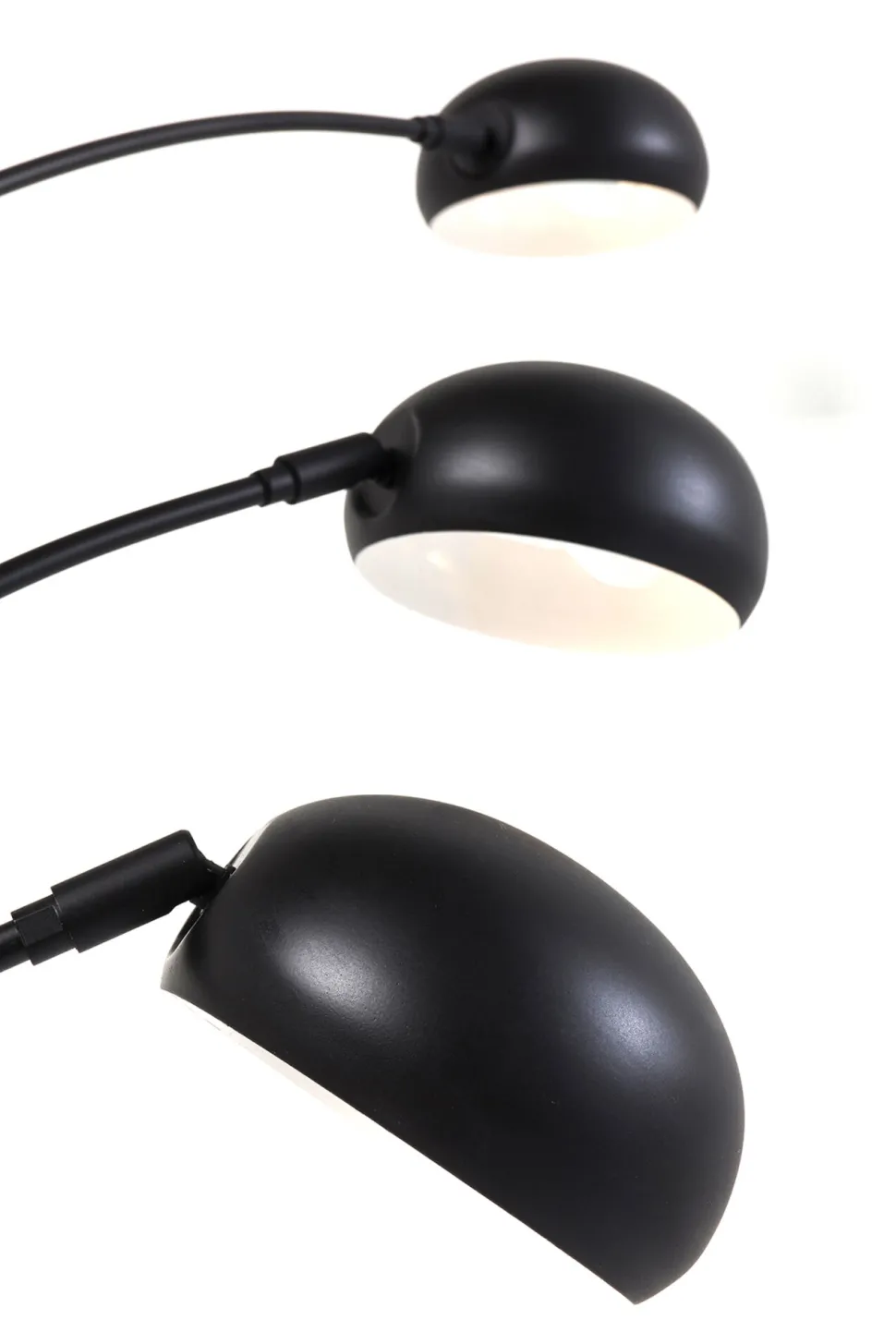 Stehleuchte Five Fingers Schwarz Matt