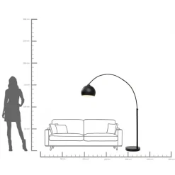 Stehleuchte Lounge Small Deal Eco Matt Schwarz 175
