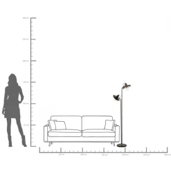 Stehleuchte Speaker Duo 149cm