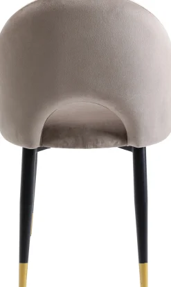 Stuhl Iris Velvet Taupe (2/Set)