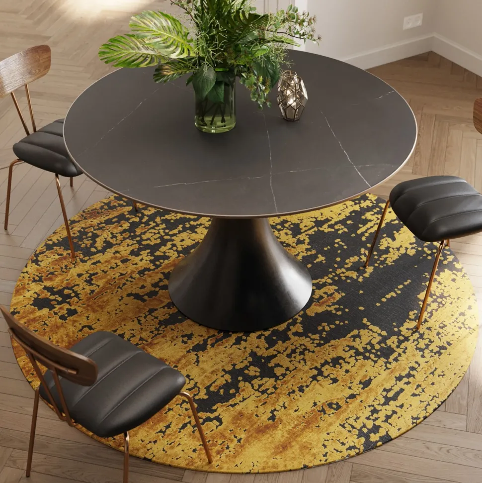 Teppich Silja Gelb Ø200cm