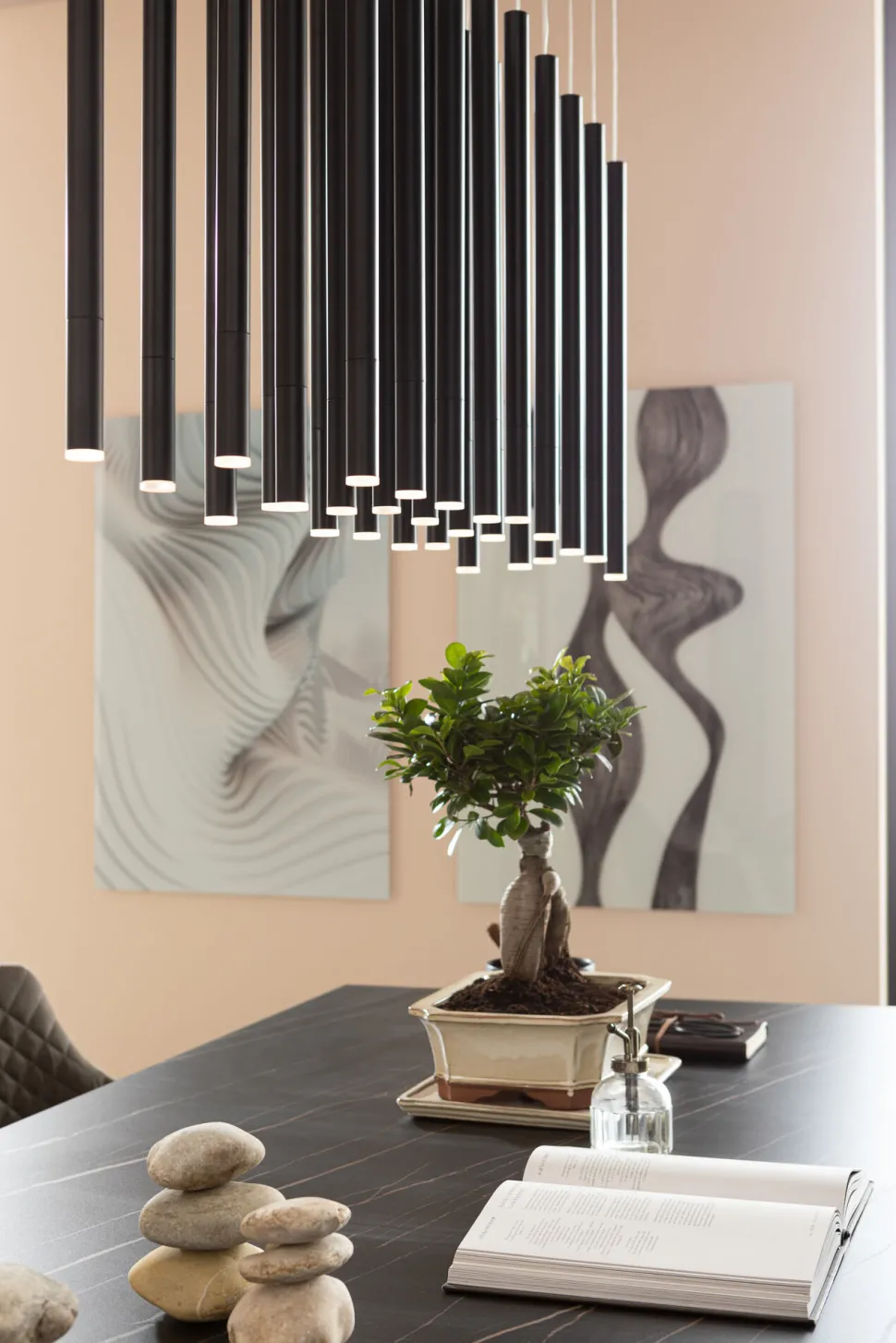 Tisch Gloria Schwarz Keramik Schwarz 200x100cm