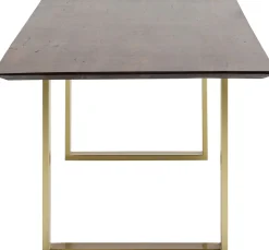 Tisch Symphony Dunkel Brass 160x80