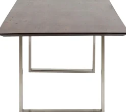 Tisch Symphony Dunkel Chrom 180x90