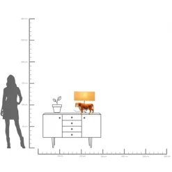 Tischleuchte Animal Cow 51cm