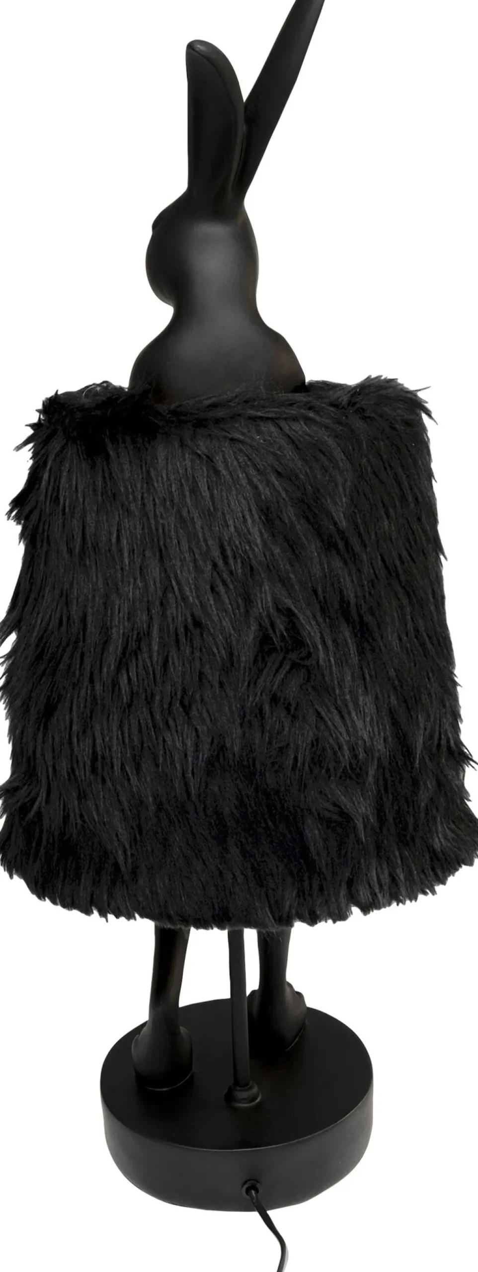 Tischleuchte Animal Rabbit Fur Schwarz/Gold 68cm