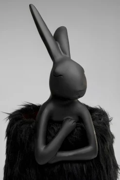 Tischleuchte Animal Rabbit Fur Schwarz/Gold 68cm