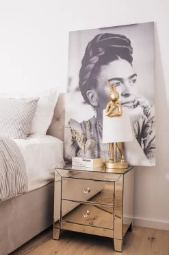 Tischleuchte Animal Rabbit Gold/Weiß 68cm