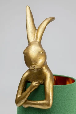 Tischleuchte Animal Rabbit Gold/Grün 68cm