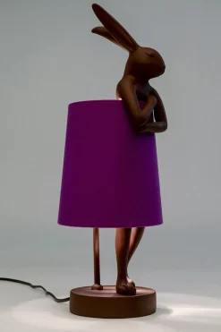 Tischleuchte Animal Rabbit Rot/Lila 50cm